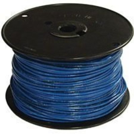 SOUTHWIRE Southwire 10BLU-SOLX500 Solid Building Wire, 10 AWG, 500 ft L, Blue Nylon Sheath 10BLU-SOLX500